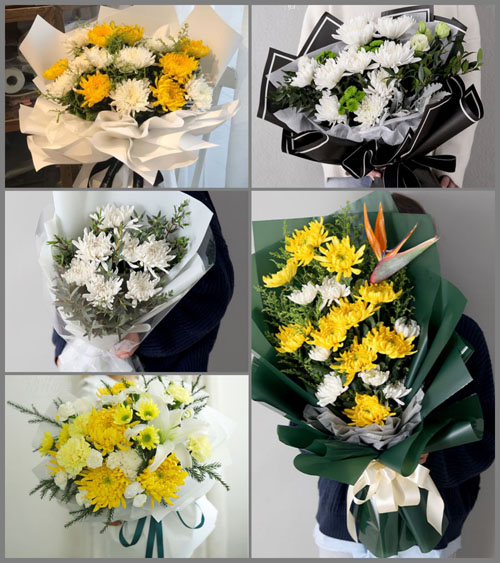贵州毕节市七星关区亮岩镇白事花束代送